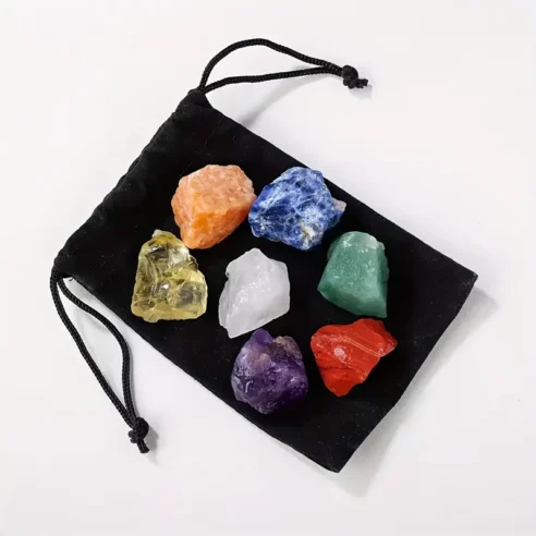 Natural Chakra Healing Crystal Set – 7 Original Stones for Full Energy Alignment - Image 7