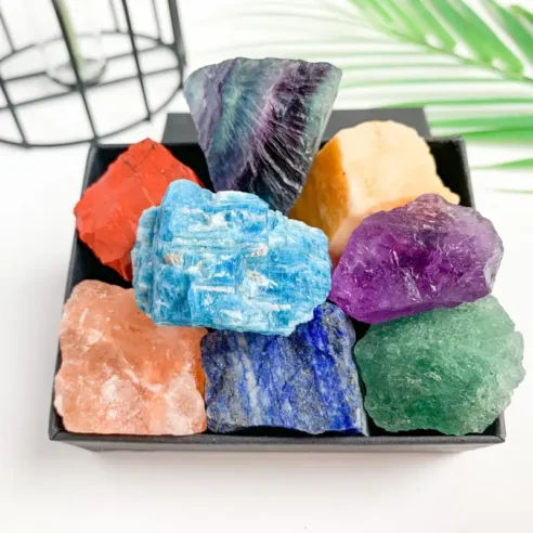 Premium Healing Crystal Collection - Set of 8 Large Natural Crystals and Stones