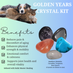 Read more about the article Golden Years Crystals – Health & Vitality for Senior Pets