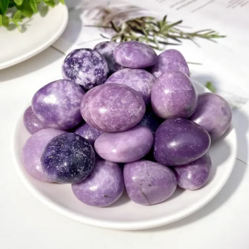 Lepidolite – Stress Relief & Emotional Healing Crystal for Pets - Image 2