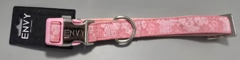 Collars - Envy Pink Embossed