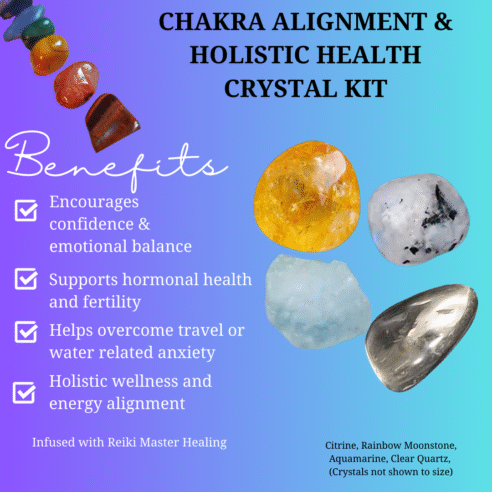 Chakra Alignment & Holistic Health Crystal Set – Pet Harmony Collection
