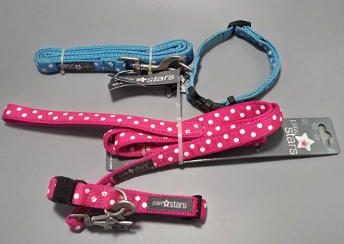 Collar & Lead Sets - Ribbon Puppy